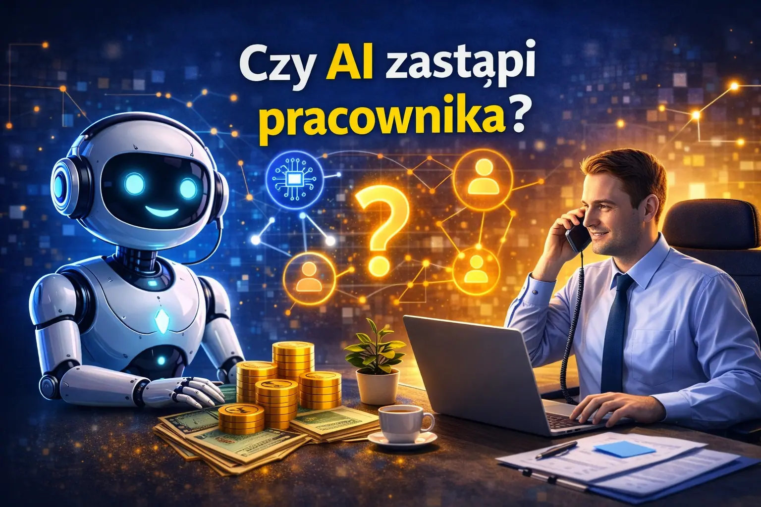 Czy AI zastąpi pracownika? Jak to wygląda w praktyce