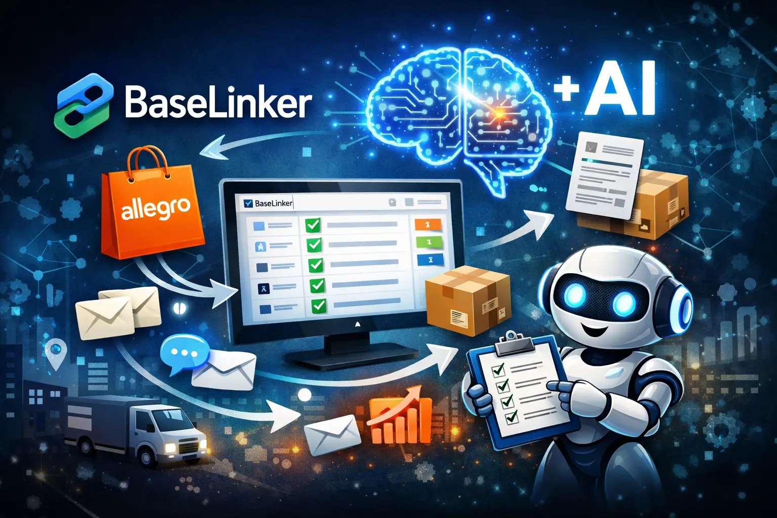 BaseLinker + AI – jak zautomatyzować sprzedaż i obsługę klientów?