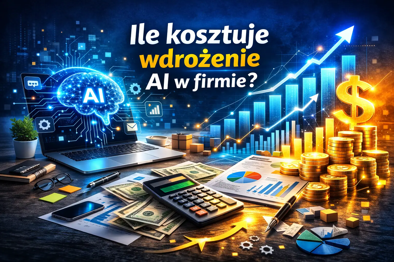 Ile kosztuje wdrożenie AI w firmie? Realne koszty i przykłady